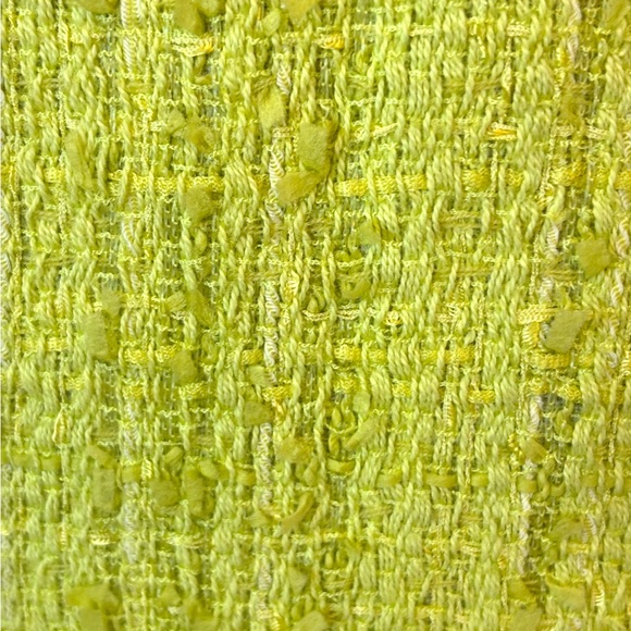 Renato Nucci Lime Green Tweed Skirt 25” Waist - Picture 3 of 9